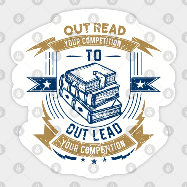 Out-Read Your Competition Sticker by Northbound To Your Success